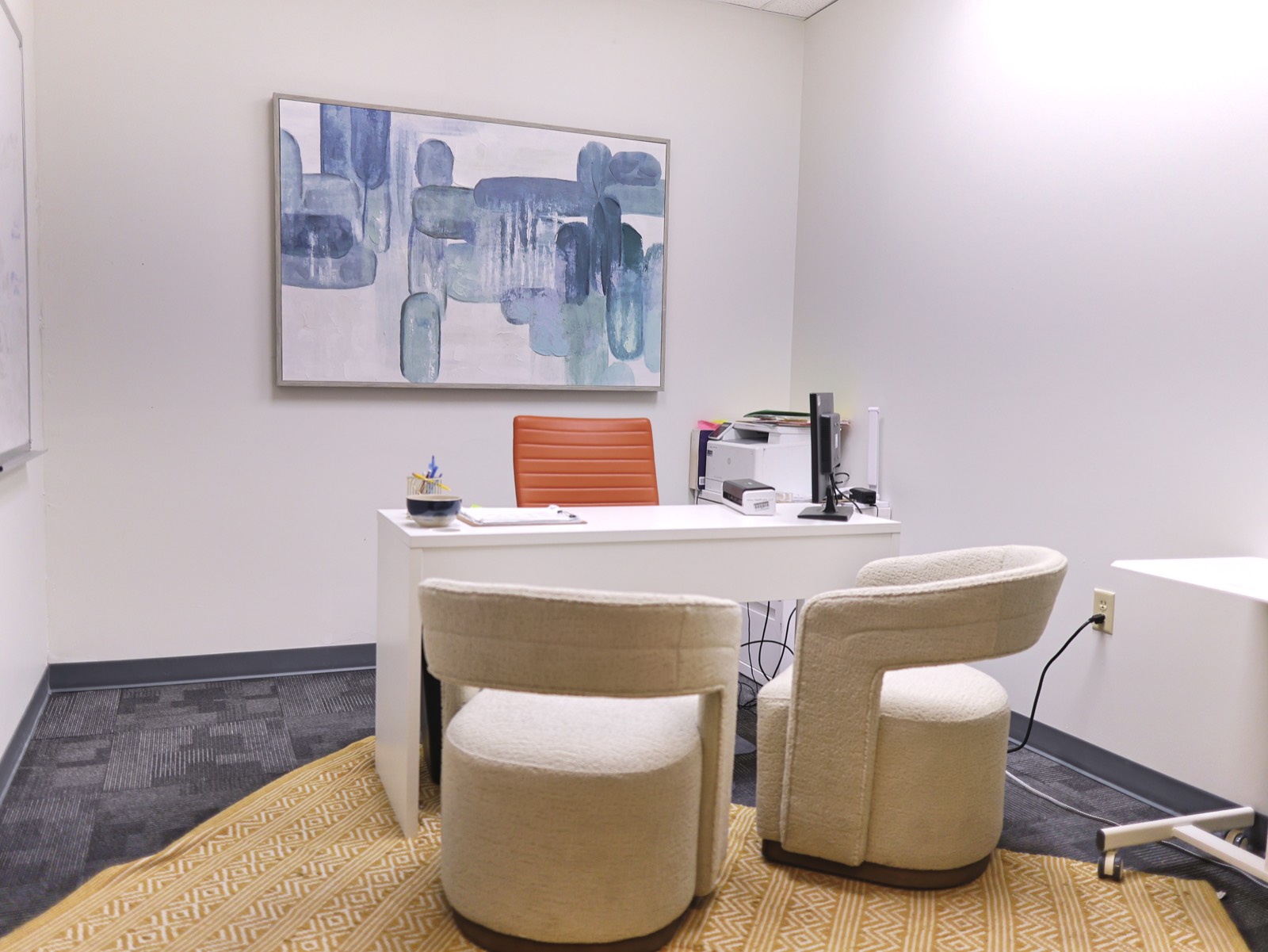 Clinician office for addiction treatment
